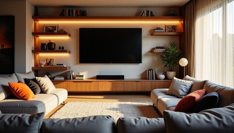Créer un coin TV chaleureux et confortable : nos astuces pour un espace cosy et accueillant